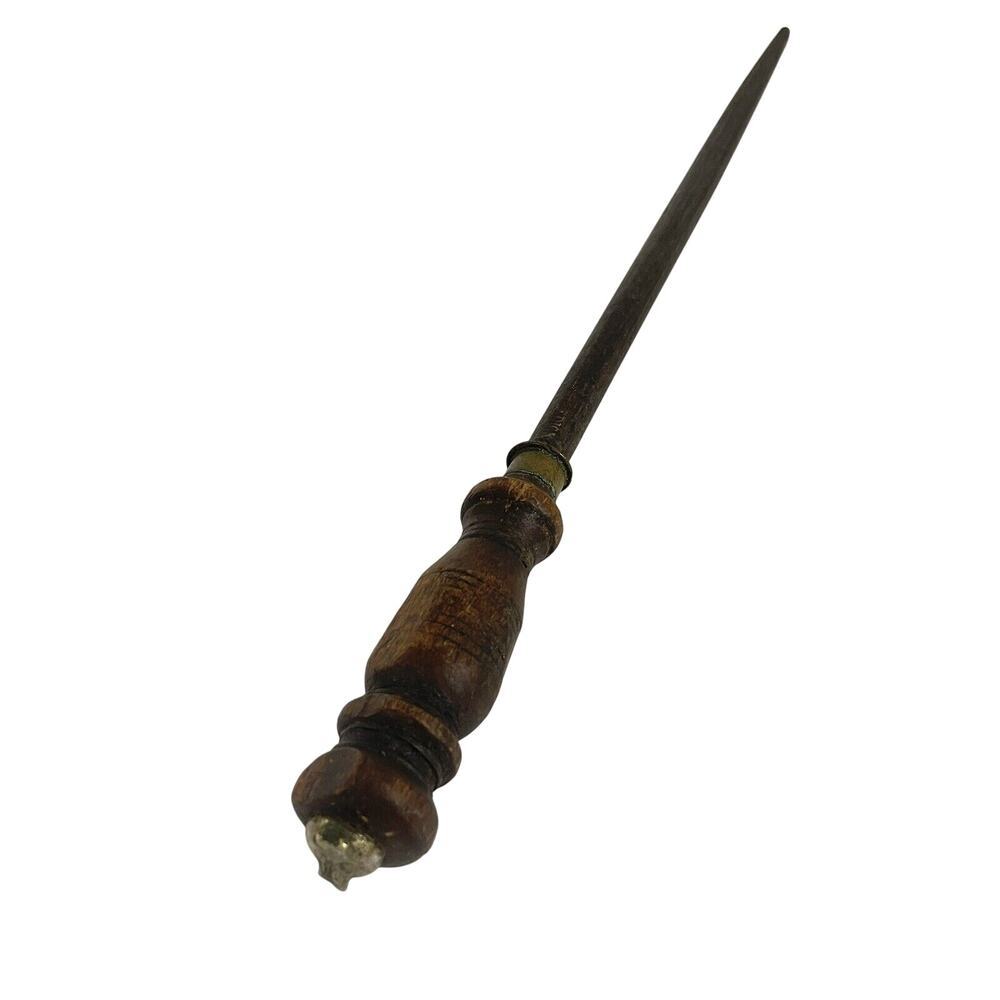 VINTAGE 20" F. Dick Knife Honing Steel Rod Sharpener Made in Germany READ - LN